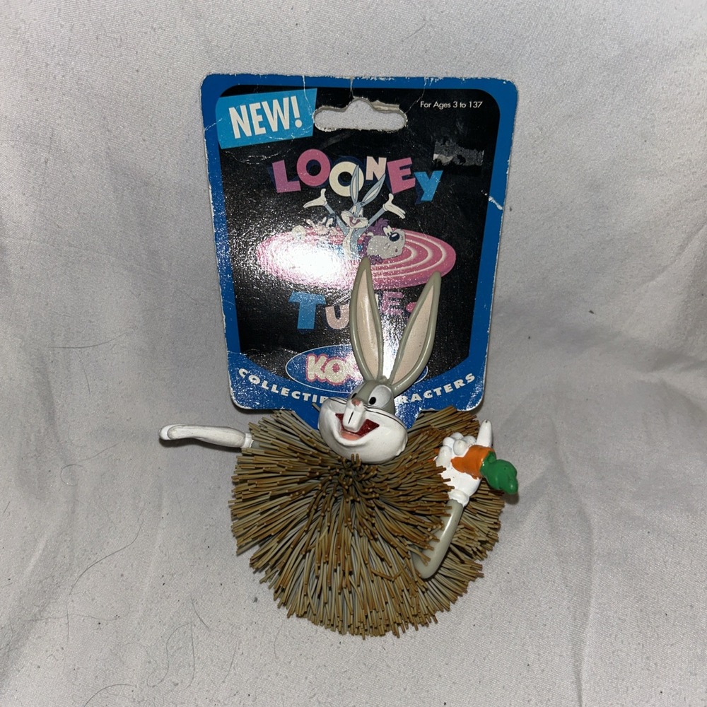 Vintage 1995‎ WB Looney Tunes "Bugs Bunny" Koosh Ball F1